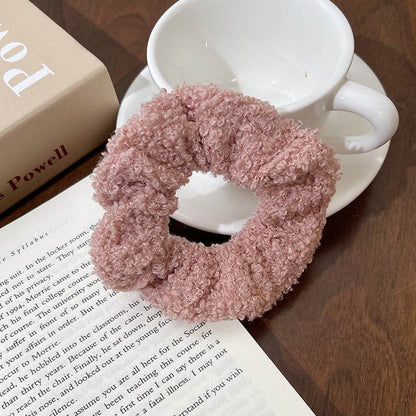 Cute Plush Large Intestine Hair Ring