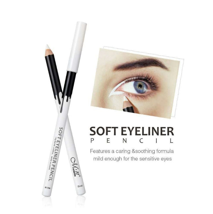 White silkworm white high gloss Waterproof Eyeliner