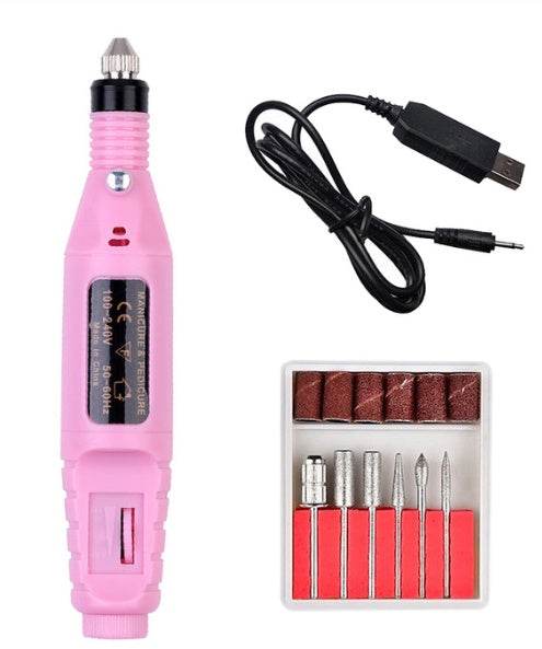 Electric Nail Polish Machine Pen Nail Art Tool - Flexta Glow