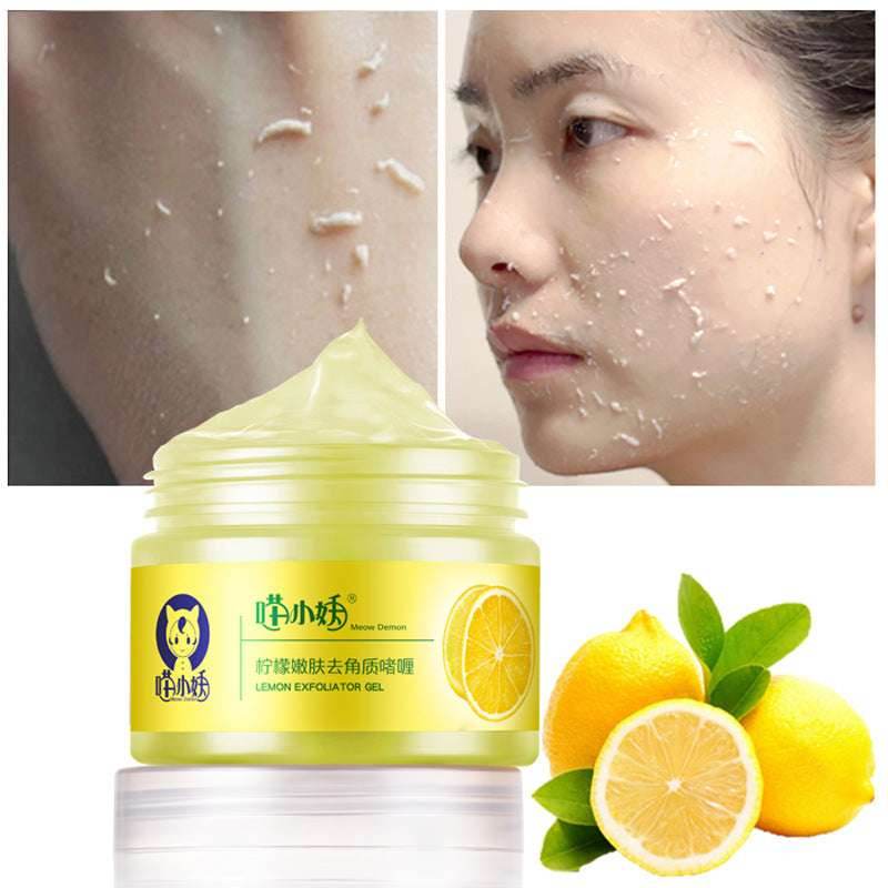 Lemon Cutin Gel Dead Skin Cleaning Pore Facial General Scrub - Flexta Glow