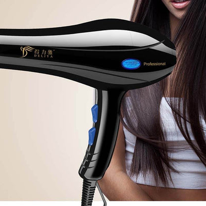 Home Hairdressing High-Power Blue Light Negative Ion Hair Dryer - Flexta Glow