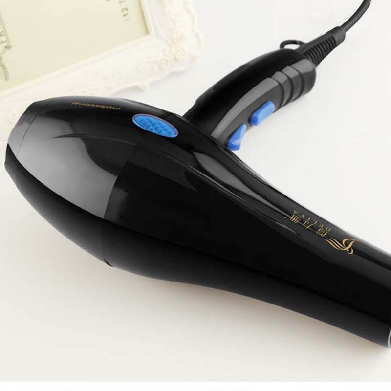 Home Hairdressing High-Power Blue Light Negative Ion Hair Dryer - Flexta Glow