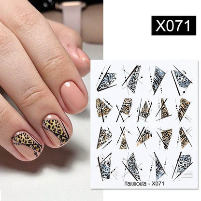 Flower Nail Sticker Transfer DIY Small Watermark Decal - Flexta Glow