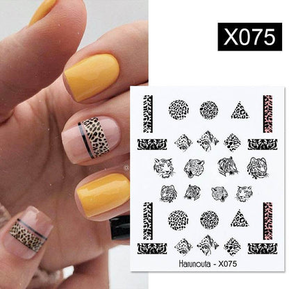 Flower Nail Sticker Transfer DIY Small Watermark Decal - Flexta Glow