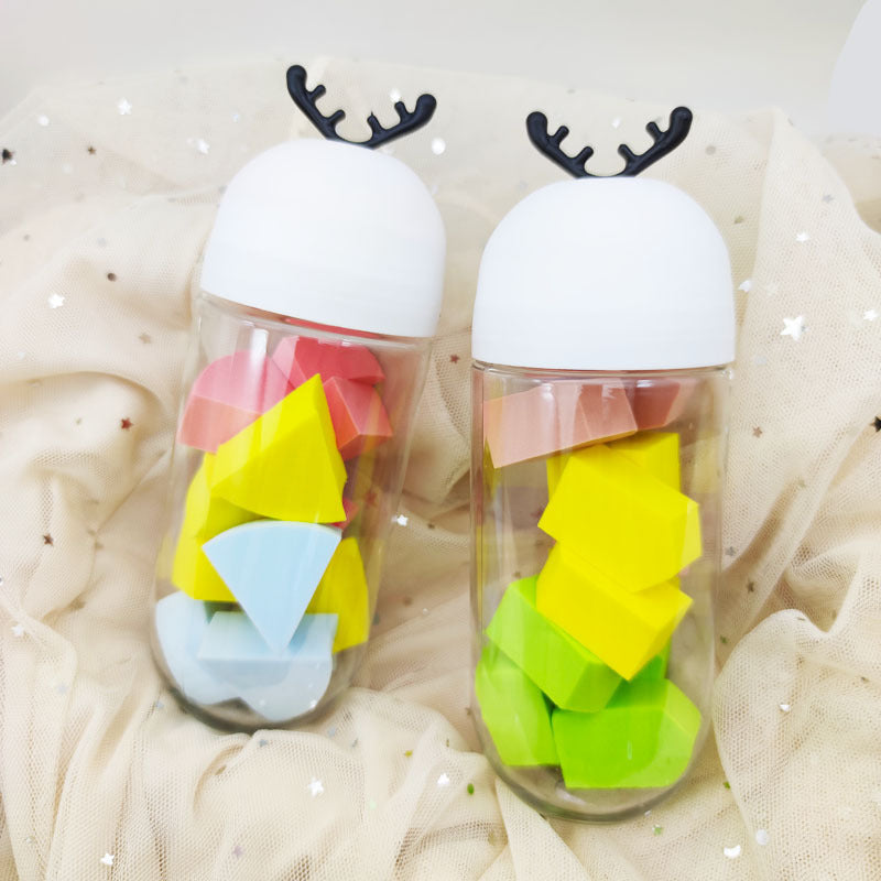 Cute Antler Bottled Flat Air Cushion Becomes Big Beauty Egg In Water