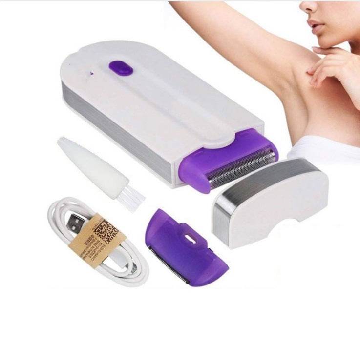 Induction Type Lady Hair Removal Device Epilator Laser Hair Removal Shaver - Flexta Glow