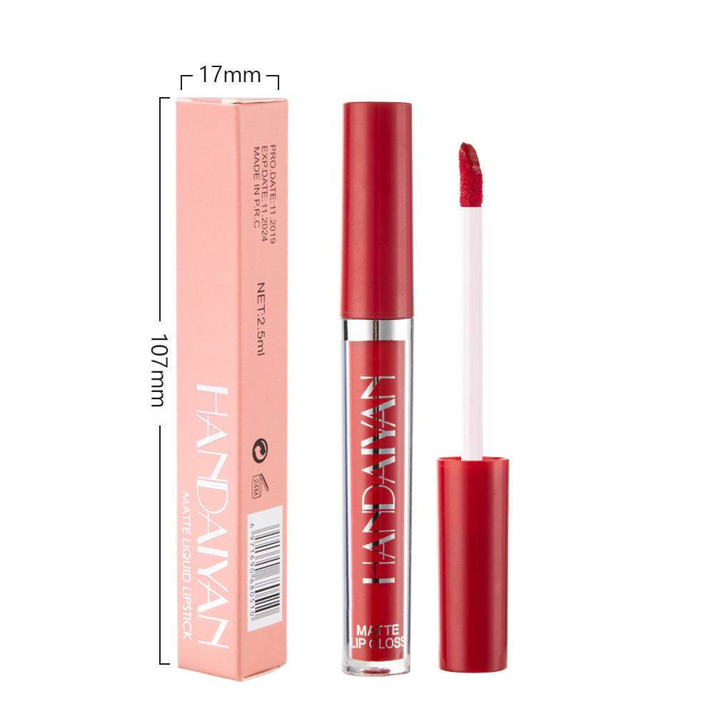 Matte Non-stick Cup Lip Gloss, Non-fading Matte Liquid Lipstick - Flexta Glow