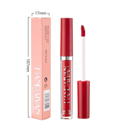 Matte Non-stick Cup Lip Gloss, Non-fading Matte Liquid Lipstick - Flexta Glow