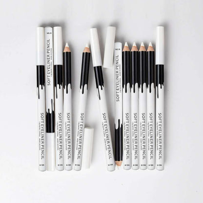 White silkworm white high gloss Waterproof Eyeliner