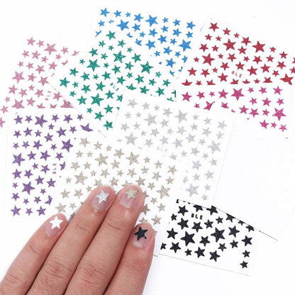 Nail Sticker I Laser Glitter XINGX Adhesive Backing Stickers