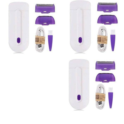 Induction Type Lady Hair Removal Device Epilator Laser Hair Removal Shaver - Flexta Glow