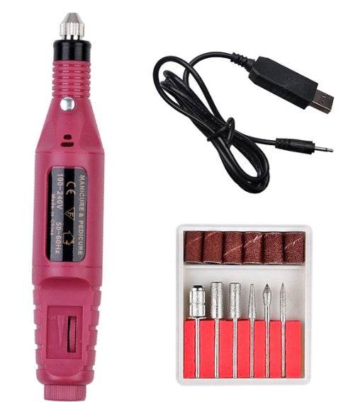 Electric Nail Polish Machine Pen Nail Art Tool - Flexta Glow