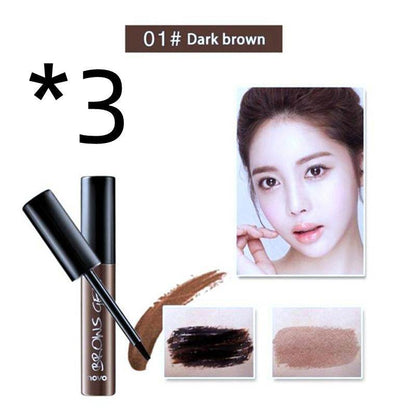 Peel Off Brown Black Eye Brow Tattoo Tint Waterproof Long-lasting Professional Eyebrow Gel Cream Mascara Eye Makeup Cosmetics