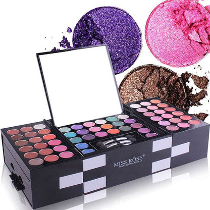 MISS ROSE 144 color 3 color 3 Color Eyeshadow blush eyebrow makeup makeup makeup kit special wholesale