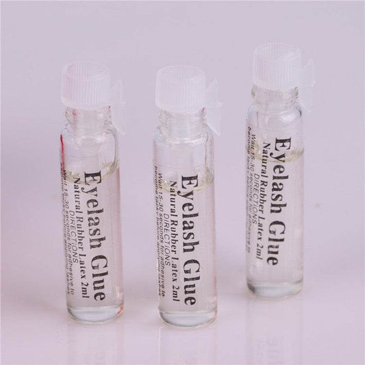 Glass tube eyelash glue