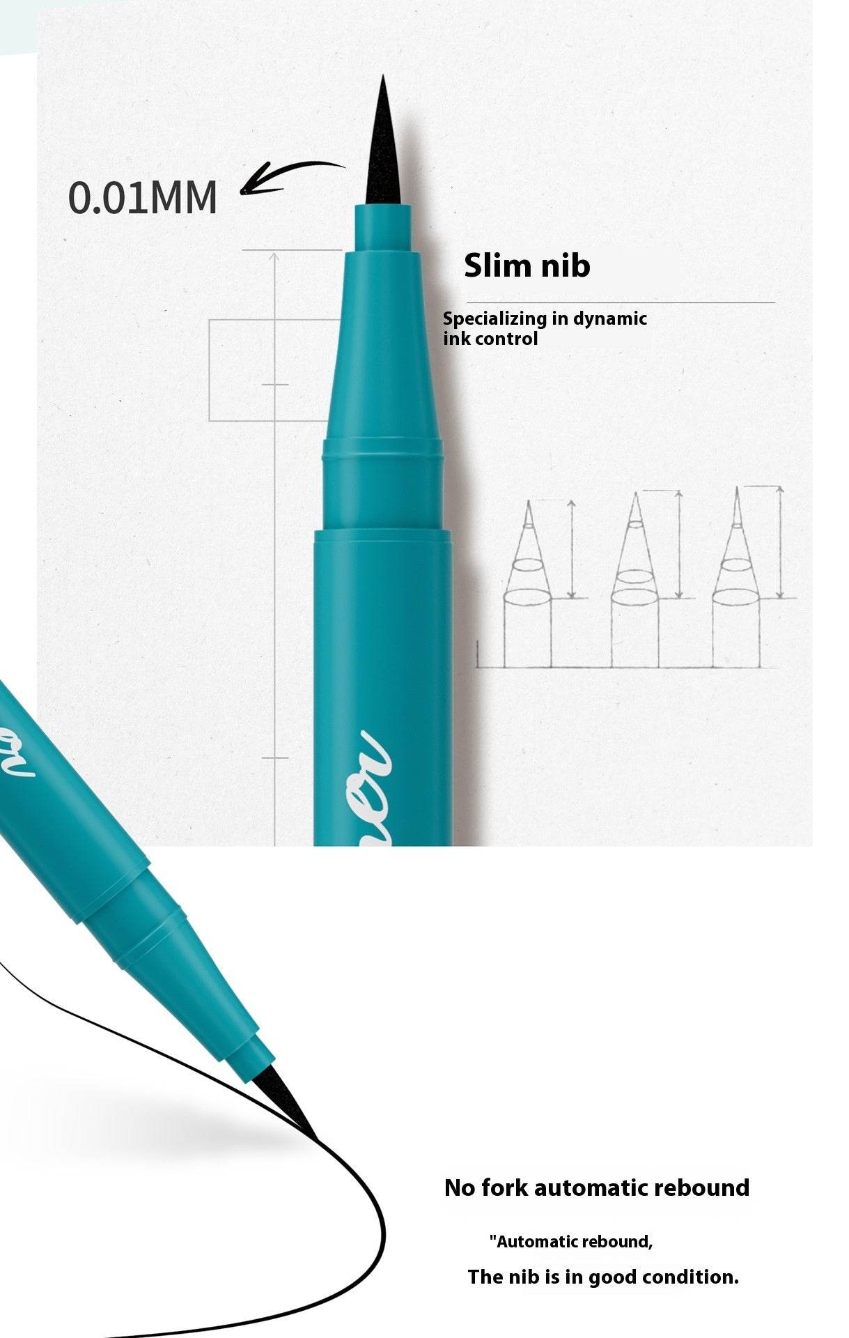 Waterproof And Oil-proof Not Smudge Liquid Eyeliner