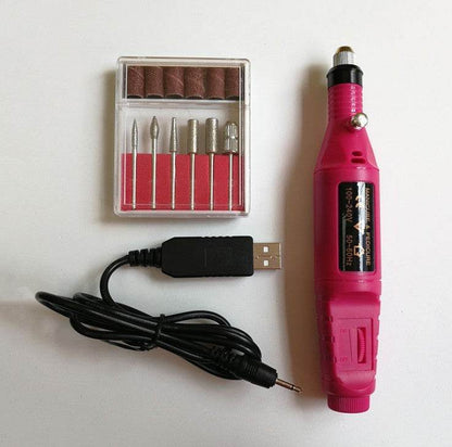 Electric Nail Polish Machine Pen Nail Art Tool - Flexta Glow