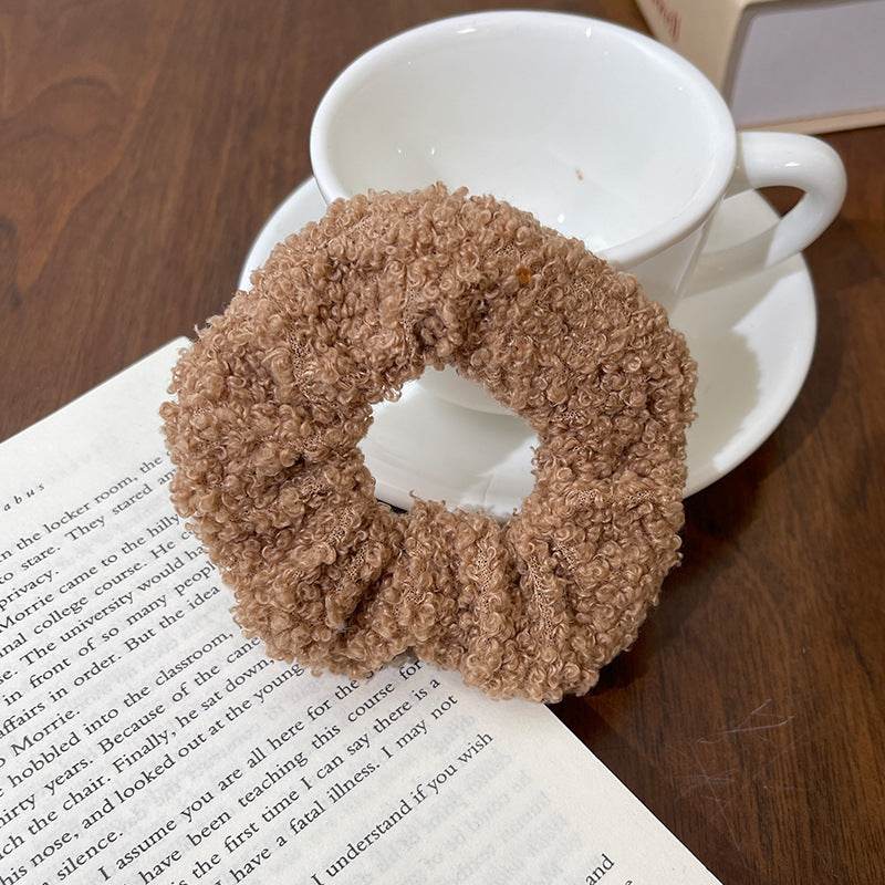 Cute Plush Large Intestine Hair Ring