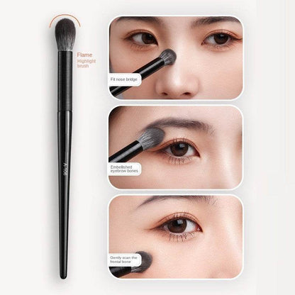 13 Black Brushed Eye Brush Makeup Tools Eye Makeup Brush Leather Ba