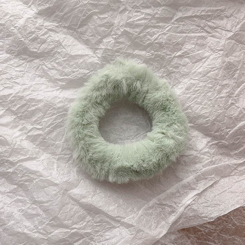 Cute Plush Large Intestine Hair Ring