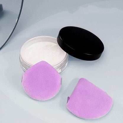 Flocking Powder Puff Skin-friendly Dry Plush Finishing - Flexta Glow