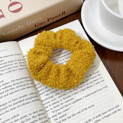 Cute Plush Large Intestine Hair Ring