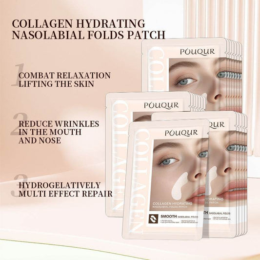 French Pattern Stickers Full English Collagen Hydrating Eight-character Pattern