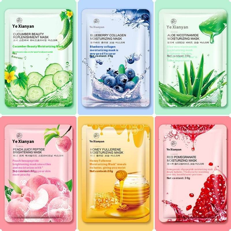 Blueberry Collagen Moisturizing Mask 30g Aloe Nicotinamide