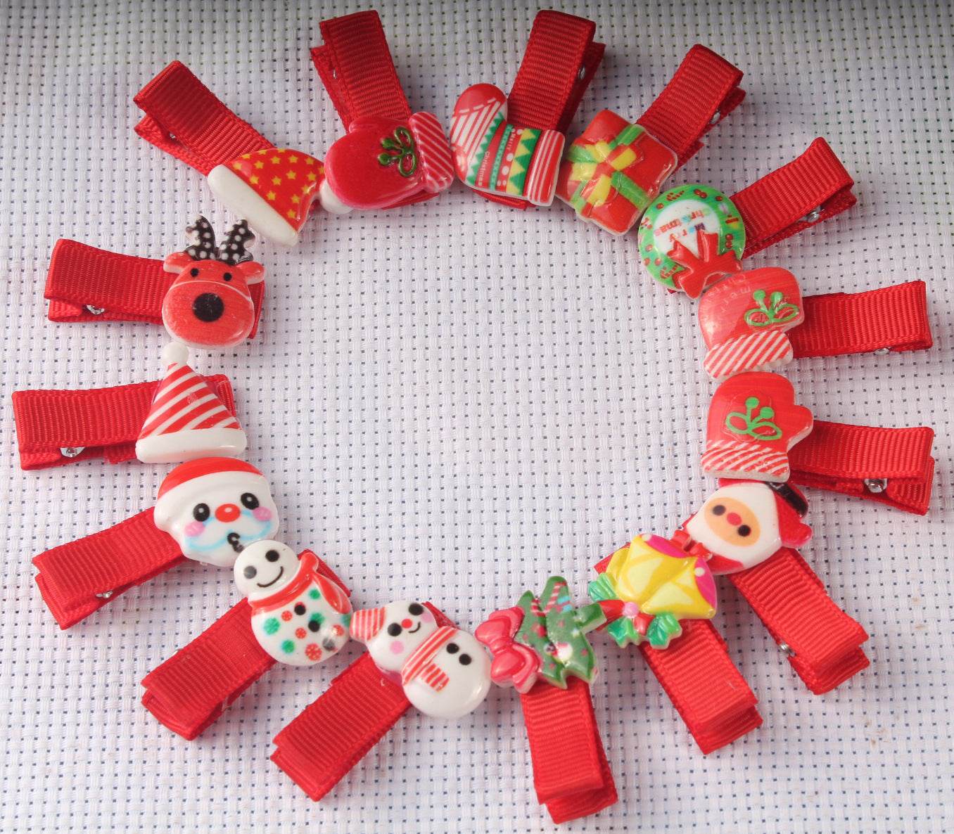 New Christmas Cartoon Children's Hairpin Hair Accessories Small Jewelry