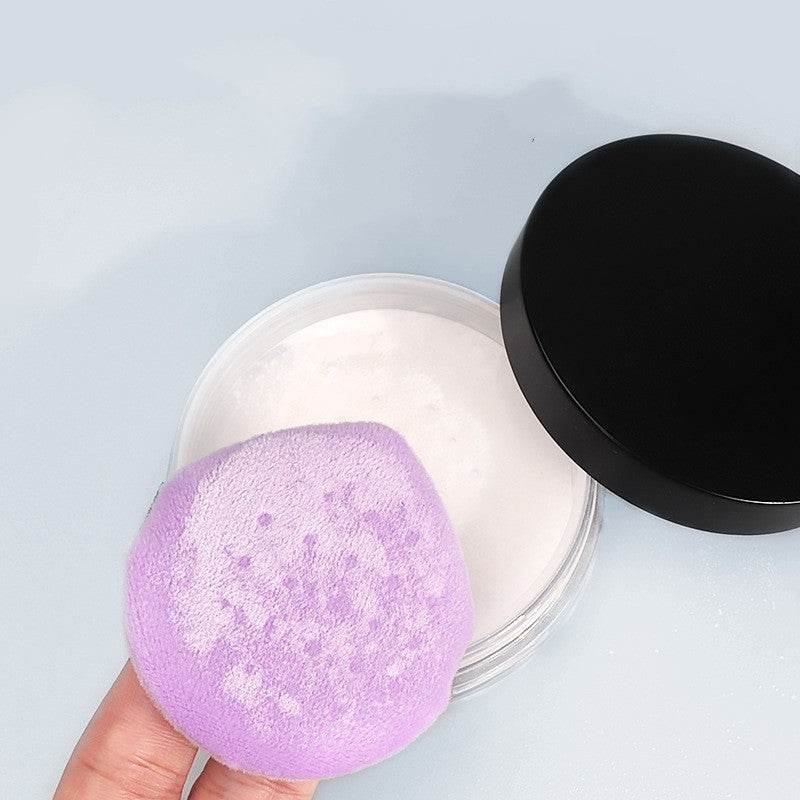 Flocking Powder Puff Skin-friendly Dry Plush Finishing - Flexta Glow