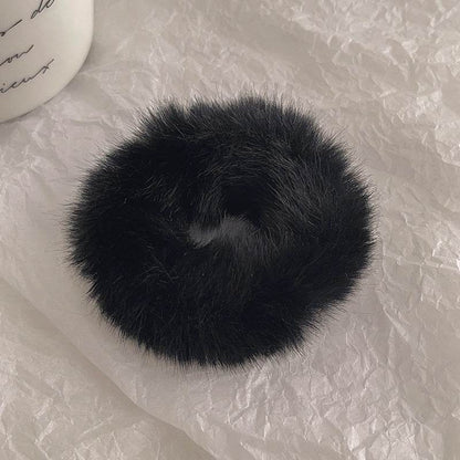 Cute Plush Large Intestine Hair Ring