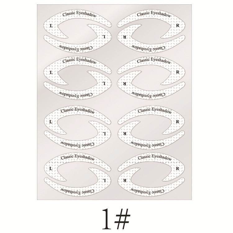 Eyeliner Makeup Eye Template Sticker - Flexta Glow