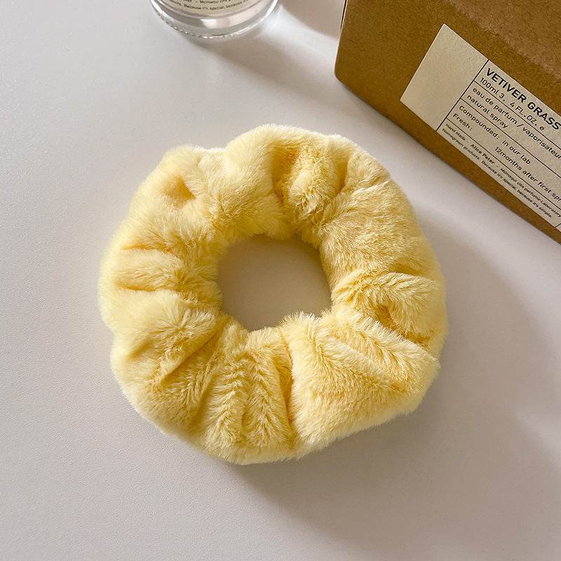 Cute Plush Large Intestine Hair Ring