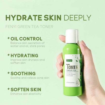 Green Tea Toner 100ml Moisturizing Lotion Skin Care Products - Flexta Glow