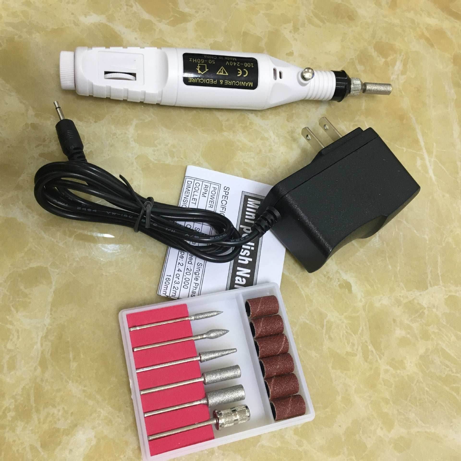 Electric Nail Polish Machine Pen Nail Art Tool - Flexta Glow