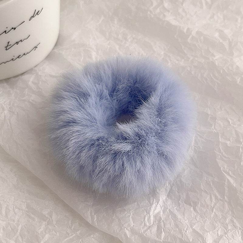 Cute Plush Large Intestine Hair Ring