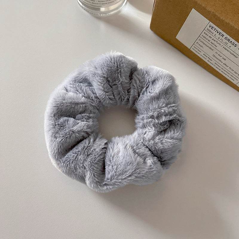 Cute Plush Large Intestine Hair Ring