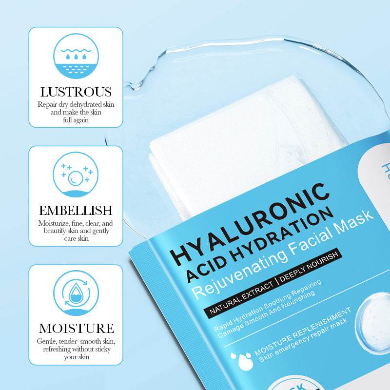 Hyaluronic Acid Moisturizing Skin Rejuvenation Mask - Flexta Glow