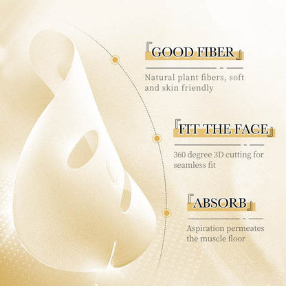 Gold Ampoule Mask Hydrating And Brightening Delicate - Flexta Glow