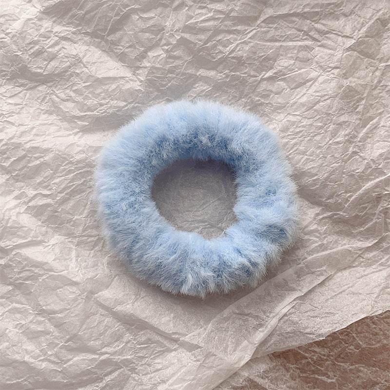 Cute Plush Large Intestine Hair Ring