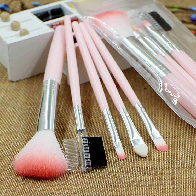 5 Makeup Brushes Eyebrow Lip Mascara Brush Suit