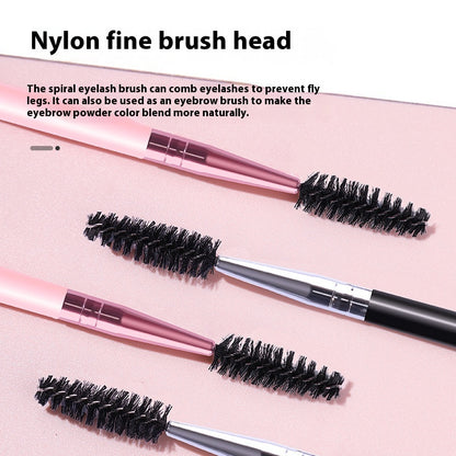 Oblique Double-headed Single Portable Mascara Brush