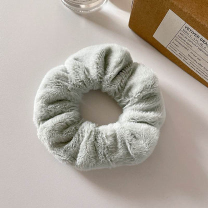 Cute Plush Large Intestine Hair Ring