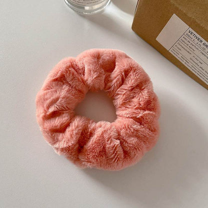 Cute Plush Large Intestine Hair Ring