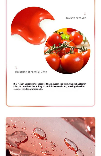 Moisturizing And Nourishing Brightening Skin Rejuvenation Breathable Tomato Hyaluronic Acid Moisturizing Mask