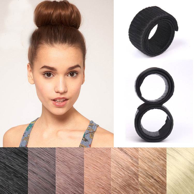 Magic French Twist Magic Hair Bun Maker Hair Tie Elastic - Flexta Glow