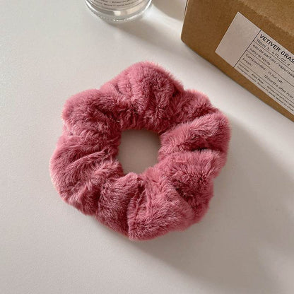 Cute Plush Large Intestine Hair Ring