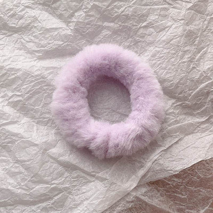 Cute Plush Large Intestine Hair Ring