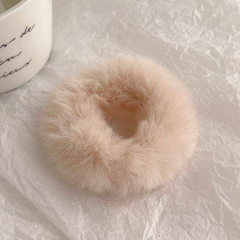 Cute Plush Large Intestine Hair Ring